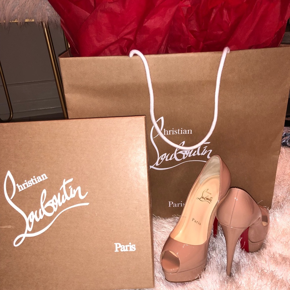 Christian Louboutin - Lady Peep 150 patent calf